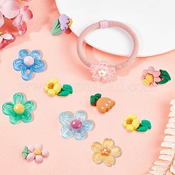 60Pcs 3 Styles Transparent Resin Cabochons&nbsp;CRES-SC0002-49
