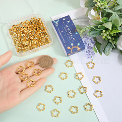 100Pcs Tibetan Style Alloy Bead Frames&nbsp;FIND-SC0011-52A