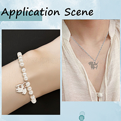 16Pcs 201 Stainless Steel Pendants&nbsp;STAS-BBC0005-28