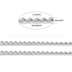 Tarnish Resistant 304 Stainless Steel Curb Chains&nbsp;CHS-R008-04