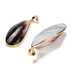 Natural Shell Pendants&nbsp;SHEL-D080-01G