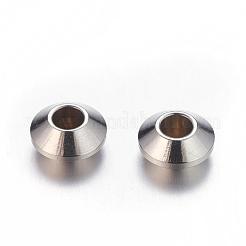 Tarnish Resistant 304 Stainless Steel Bicone Spacer Beads&nbsp;X-STAS-Q174-01