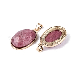 Natural Rhodonite Pendants&nbsp;G-Q606-92G-08
