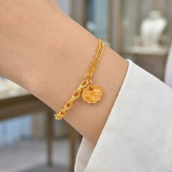 Brass Charm Bracelets&nbsp;WG1C1D2-01