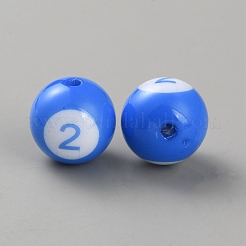 Opaque Acrylic Beads&nbsp;MACR-CJC0006-07C