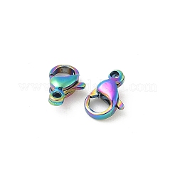 304 Stainless Steel Lobster Claw Clasps&nbsp;STAS-T065-9mm-34RC