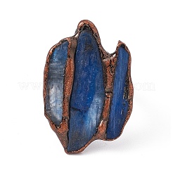 Irregular Natural Kyanite Open Ring&nbsp;RJEW-D077-02AB