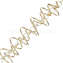 Spiral Alloy Hanging Ornaments&nbsp;HJEW-Q012-01A
