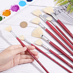9Pcs Sector Painting Brush&nbsp;AJEW-GF0004-56