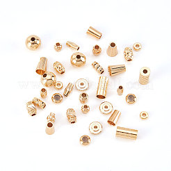 120Pcs 12 Style Brass Beads&nbsp;KK-BC0002-66