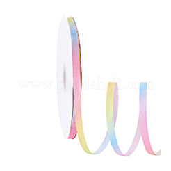 Polyester Grosgrain Ribbon&nbsp;OCOR-WH0105-090A