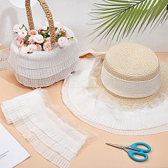 3-Layer Polyester Lace Trimmings&nbsp;DIY-WH0304-896B