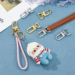 6Pcs 6 Styles Zinc Alloy Swivel Clasps&nbsp;FIND-HY0003-15