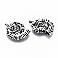 Tibetan Style Alloy Pendants&nbsp;TIBEP-N009-021AS-RS