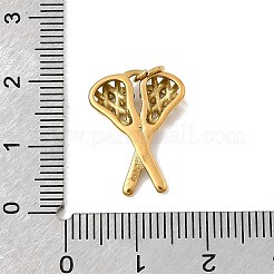 Sports 304 Stainless Steel Pendants&nbsp;STAS-Z179-36G