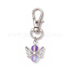 Angel Synthetic Moonstone Pendant Decorations&nbsp;HJEW-JM03146