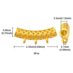 Hollow Alloy Curved Tube Bails&nbsp;FIND-YW0002-19