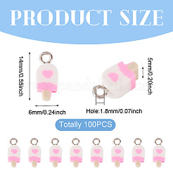 100Pcs Handmade Polymer Clay Charms&nbsp;CLAY-TA0001-96D