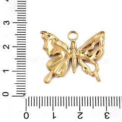 304 Stainless Steel Pendants&nbsp;STAS-N108-91G-02