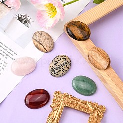 Natural & Synthetic Mixed Stone Cabochons&nbsp;G-H1596-40x30x8mm-M