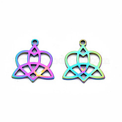 Ion Plating(IP) 201 Stainless Steel Pendants&nbsp;STAS-T063-169M