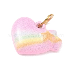 304 Stainless Steel Enamel Pendants&nbsp;SA-CBA08A6-05G