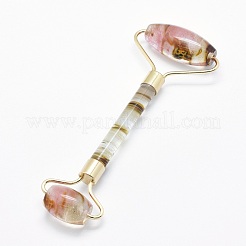 Tigerskin Glass Brass Face Massager&nbsp;MRMJ-G009-17G