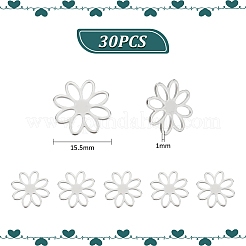 30Pcs 201 Stainless Steel Connector Charms&nbsp;STAS-UN0052-89