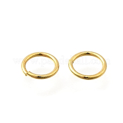 Brass Open Jump Rings&nbsp;KK-B147-03E-G