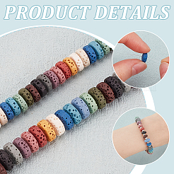 2 Strands 2 Styles Natural Lava Rock Beads Strands&nbsp;G-PH0002-52