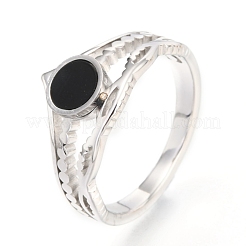 304 Stainless Steel Finger Rings&nbsp;RJEW-J071-03P-7