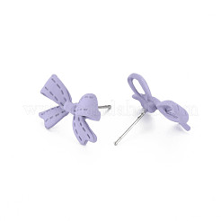 Bowknot Stud Earrings for Girl Women&nbsp;PALLOY-T077-154-RS