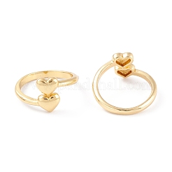 Brass Cuff Rings&nbsp;RJEW-M138-10G