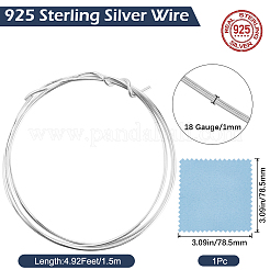 1.5M Dead Soft 925 Sterling Silver Wire&nbsp;STER-BBC0008-84