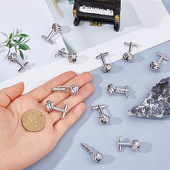 6 Pairs Alloy Cufflinks&nbsp;FIND-FH0017-36P