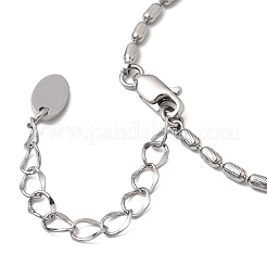 Brass Column Link Chain Necklace Making&nbsp;AJEW-B189-02P