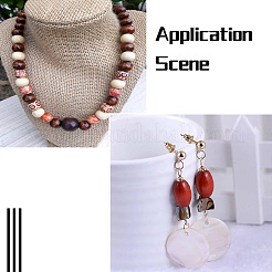 Printed Natural Wood Beads&nbsp;WOOD-TA0001-14
