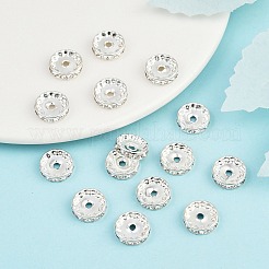 Brass Rhinestone Spacer Beads&nbsp;X-RB-A014-Z12mm-01S