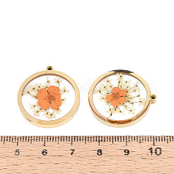 304 Stainless Steel Epoxy Resin Pendants&nbsp;STAS-T072-21