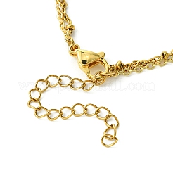 Brass Layered Necklace for Women&nbsp;NJEW-JN04912