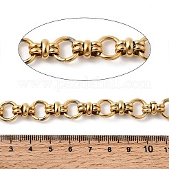 304 Stainless Steel Ring Link Chains&nbsp;CHS-K024-15G