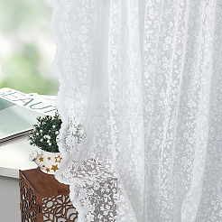 2Pcs Polyester Lace Fabric&nbsp;DIY-MA0007-14A