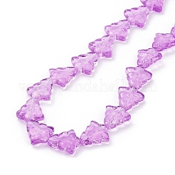 Transparent Glass Bead Strands&nbsp;EGLA-C002-A03