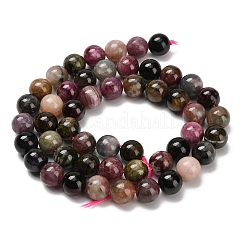 Natural Multicolor Tourmaline Beads&nbsp;G-C259-B05-8mm
