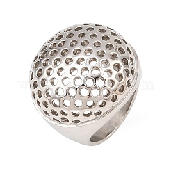 304 Stainless Steel Open Cuff Rings&nbsp;LS-RJEW-D336-05P