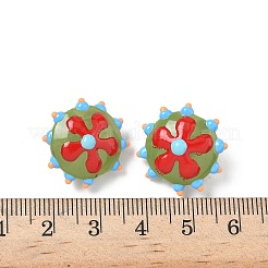 Baking Paint Glass Enamel Beads&nbsp;LAMP-S080-03E