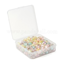 150Pcs 5 Colors Transparent Acrylic Beads&nbsp;TACR-LS0001-09