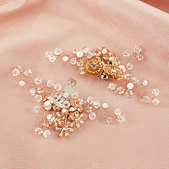 1 Pair Iron Rhinestone Shoe Decorations&nbsp;DIY-NB0007-83