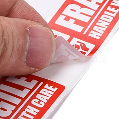 Self-Adhesive Paper Warning Tag Stickers&nbsp;DIY-K039-04C