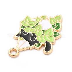 Alloy Enamel Pendants&nbsp;ENAM-D041-06C